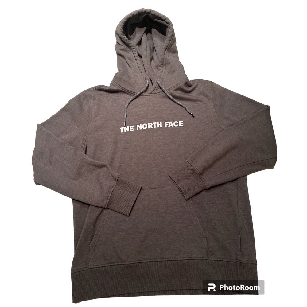 The North Face Hoodie Women's Size Medium Gray Drawstring Hood Kangaroo Pocket